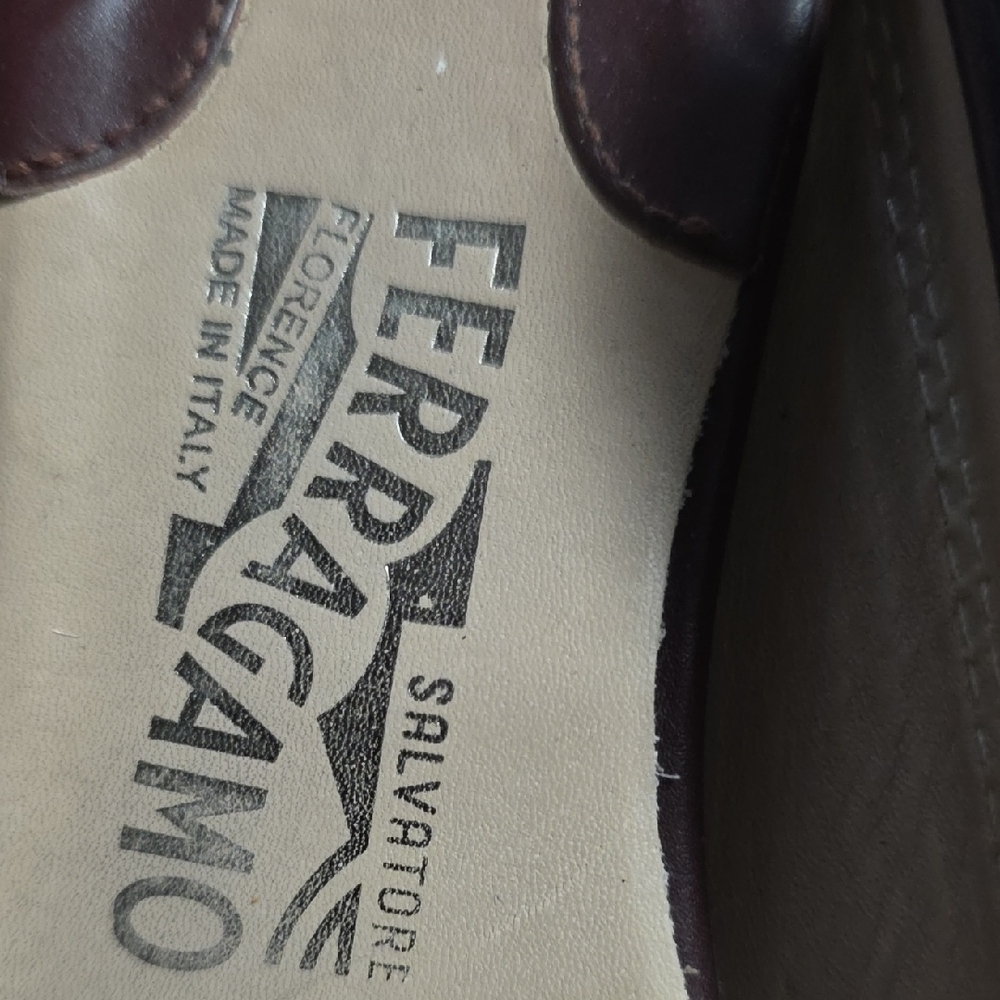 Salvatore Ferragamo Men's Dark Brown Leather Loafers If